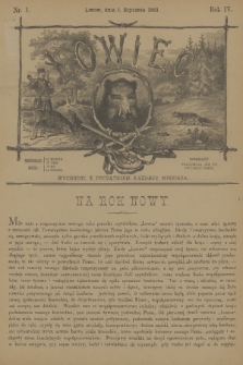Łowiec. R. 4, 1881, nr 1