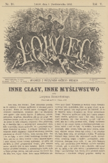 Łowiec. R. 5, 1882, nr 10