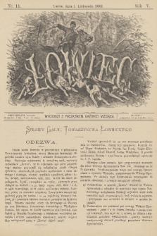 Łowiec. R. 5, 1882, nr 11