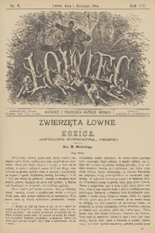 Łowiec. R. 7, 1884, nr 8