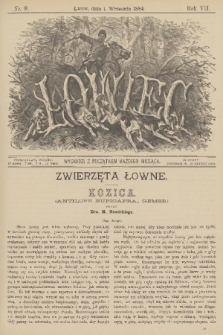 Łowiec. R. 7, 1884, nr 9