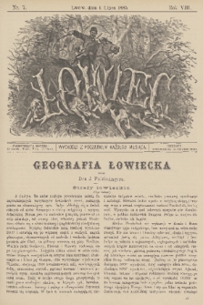 Łowiec. R. 8, 1885, nr 7