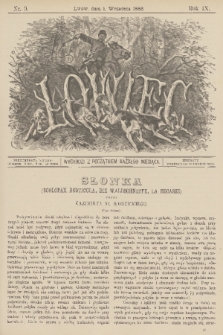 Łowiec. R. 9, 1886, nr 9