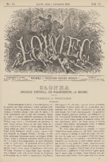 Łowiec. R. 9, 1886, nr 11