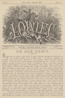 Łowiec. R. 10, 1887, nr 1