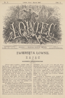 Łowiec. R. 10, 1887, nr 3