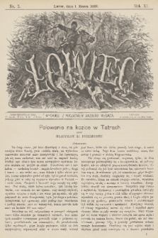 Łowiec : organ Gal. Towarzystwa Łowieckiego. R. 11, 1888, nr 3