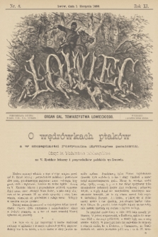 Łowiec : organ Gal. Towarzystwa Łowieckiego. R. 11, 1888, nr 8