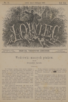 Łowiec : organ Gal. Towarzystwa Łowieckiego. R. 13, 1890, nr 11