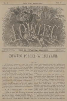 Łowiec : organ Gal. Towarzystwa Łowieckiego. R. 14, 1891, nr 4