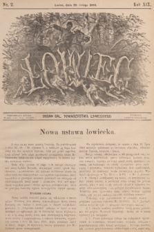 Łowiec : organ Gal. Towarzystwa Łowieckiego. R. 19, 1896, nr 2