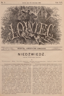 Łowiec : organ Gal. Towarzystwa Łowieckiego. R. 19, 1896, nr 4