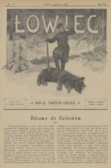 Łowiec : organ Gal. Towarzystwa Łowieckiego. R. 20, 1897, nr 12
