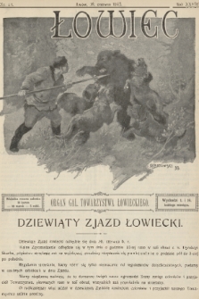 Łowiec : organ Gal. Towarzystwa Łowieckiego. R. 28, 1905, nr 12