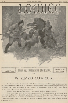 Łowiec : organ Gal. Towarzystwa Łowieckiego. R. 28, 1905, nr 14