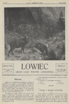 Łowiec : organ Galic. Towarz. Łowieckiego. R. 33, 1910, nr 19