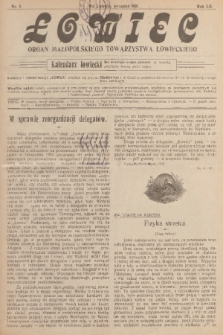 Łowiec : organ Małopolskiego Towarzystwa Łowieckiego. R. 42, 1921, nr 5