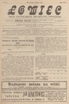 Łowiec : organ Małopolskiego Towarzystwa Łowieckiego. R. 43, 1922, nr 11