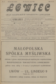 Łowiec : organ Małopolskiego Towarzystwa Łowieckiego. R. 47, 1926, nr 2