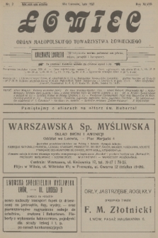 Łowiec : organ Małopolskiego Towarzystwa Łowieckiego. R. 48, 1927, nr 2