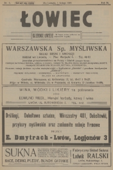 Łowiec : organ Małopolskiego Towarzystwa Łowieckiego. R. 50[!], 1928, nr 3