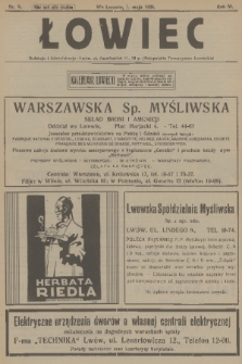 Łowiec : organ Małopolskiego Towarzystwa Łowieckiego. R. 50[!], 1928, nr 9