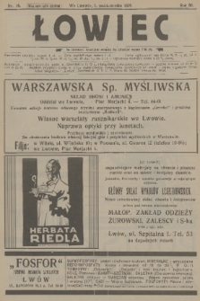 Łowiec : organ Małopolskiego Towarzystwa Łowieckiego. R. 50[!], 1928, nr 19