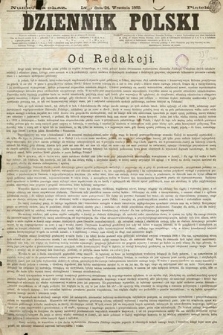 Dziennik Polski. 1869, numer okazowy