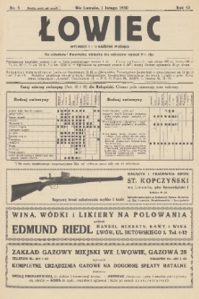 Łowiec : organ Małopolskiego Towarzystwa Łowieckiego. R. 52, 1930, nr 3