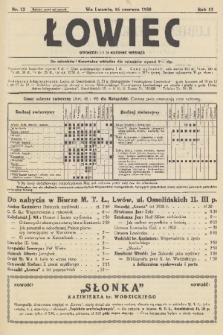 Łowiec : organ Małopolskiego Towarzystwa Łowieckiego. R. 52, 1930, nr 12