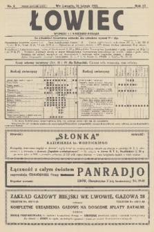 Łowiec : organ Małopolskiego Towarzystwa Łowieckiego. R. 53, 1931, nr 4