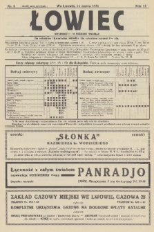 Łowiec : organ Małopolskiego Towarzystwa Łowieckiego. R. 53, 1931, nr 6