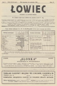Łowiec : organ Małopolskiego Towarzystwa Łowieckiego. R. 53, 1931, nr 8