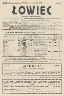 Łowiec : organ Małopolskiego Towarzystwa Łowieckiego. R. 53, 1931, nr 18