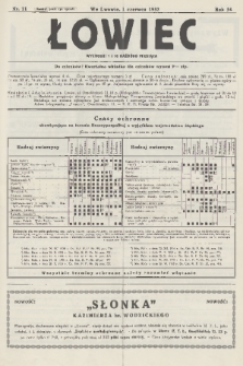 Łowiec : organ Małopolskiego Towarzystwa Łowieckiego. R. 54, 1932, nr 11