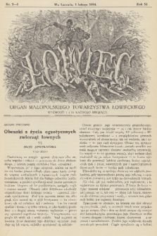 Łowiec : organ Małopolskiego Towarzystwa Łowieckiego. R. 56, 1934, nr 2 i 3