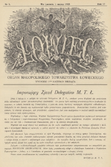 Łowiec : organ Małopolskiego Towarzystwa Łowieckiego. R. 57, 1935, nr 3