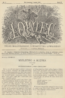 Łowiec : organ Małopolskiego Towarzystwa Łowieckiego. R. 57, 1935, nr 5