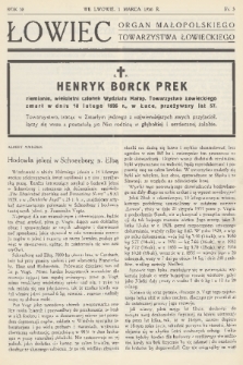 Łowiec : organ Małopolskiego Towarzystwa Łowieckiego. R. 58, 1936, nr 3