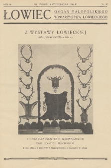 Łowiec : organ Małopolskiego Towarzystwa Łowieckiego. R. 58, 1936, nr 10
