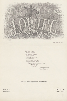 Łowiec : organ Małopolskiego Towarzystwa Łowieckiego. R. 59, 1937, nr 12