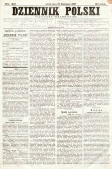 Dziennik Polski (wydanie wieczorne). 1869, nr 40