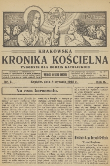 Krakowska Kronika Kościelna. R. 2, 1922, nr 2