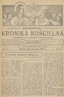 Krakowska Kronika Kościelna. R. 2, 1922, nr 13