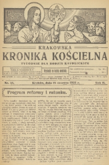 Krakowska Kronika Kościelna. R. 2, 1922, nr 25