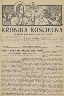 Krakowska Kronika Kościelna. R. 2, 1922, nr 29