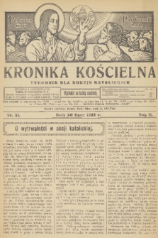 Krakowska Kronika Kościelna. R. 2, 1922, nr 31