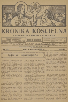 Krakowska Kronika Kościelna. R. 2, 1922, nr 32