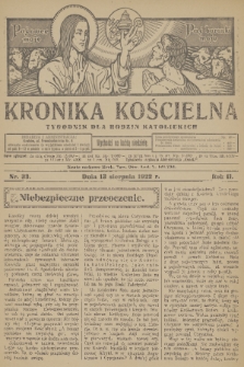 Krakowska Kronika Kościelna. R. 2, 1922, nr 33