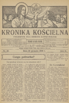 Krakowska Kronika Kościelna. R. 2, 1922, nr 35